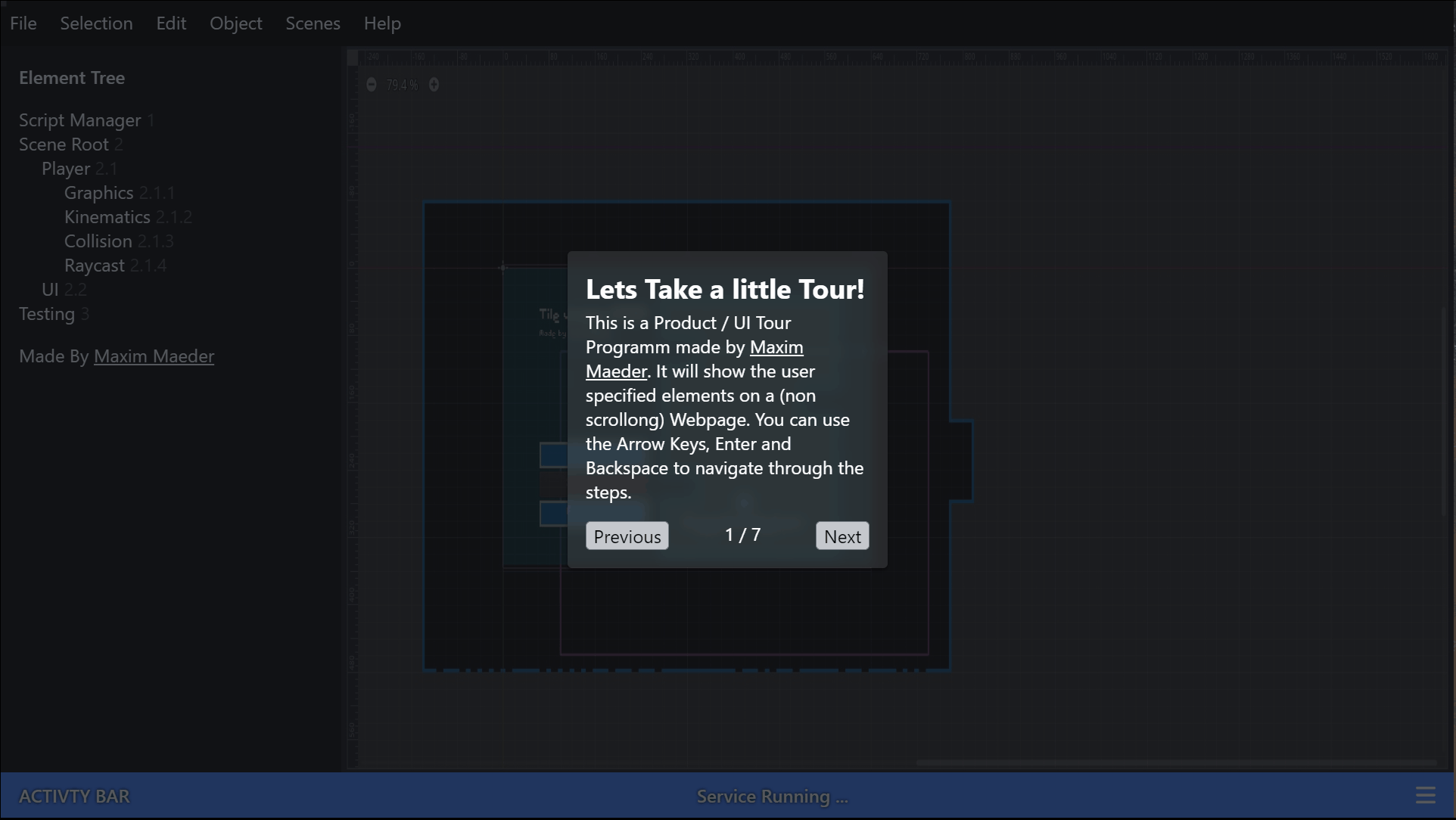 UI Tour Showcase GIF