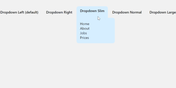 Dropdown with SASS/CSS