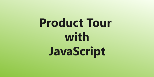 Product Tour with JavaScript and SCSS